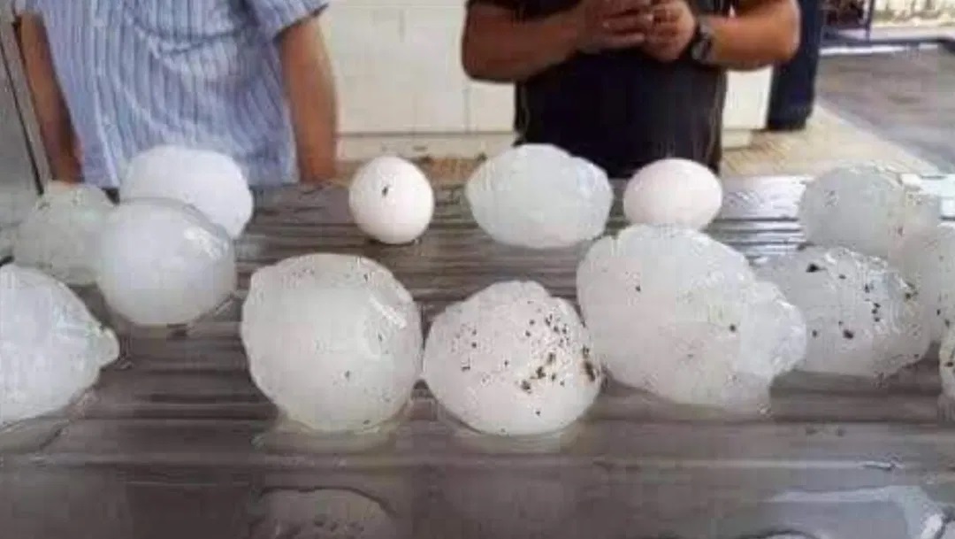 Granizo Gigante Sorprende A Habitantes De Cd Valles Y Causa Da Os